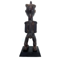 Yaka-Style African Wood Carved Male Figure from Congo