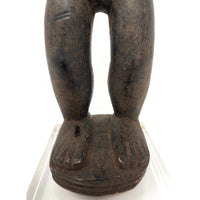 Baule Hand Carved Colonial Period Male Ancestor Figure from Ivory Coast/Côte d’Ivoire