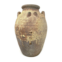 Chinese Ming Dynasty Jar-Shaped Martaban Pot with Three Handles - 11.5" H X 8" Diam.