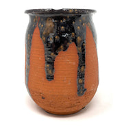 Rust/Brown Vintage Studio Pottery 1976, Signed - 5.5" H X 4.25" Diam.