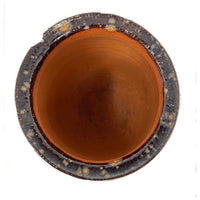 Rust/Brown Vintage Studio Pottery 1976, Signed - 5.5" H X 4.25" Diam.