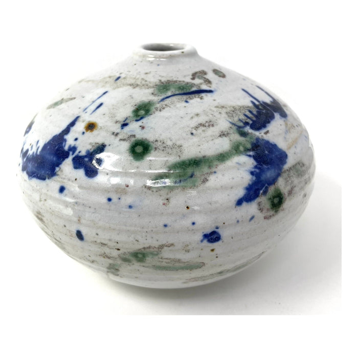 Otto Heino Vessel/Studio Pottery, Signed - 4.5" H X 5.75" Diam.
