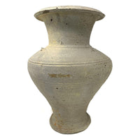 Large Ban Chiang Incised Grey-Ware Vase-Shaped Pottery Vessel - 12.5" H X 9.5" Diam.