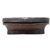 Huop Lidded Square Covered Food Box from the Philippines - 15.5" L X 15.5" W X 5.5" H