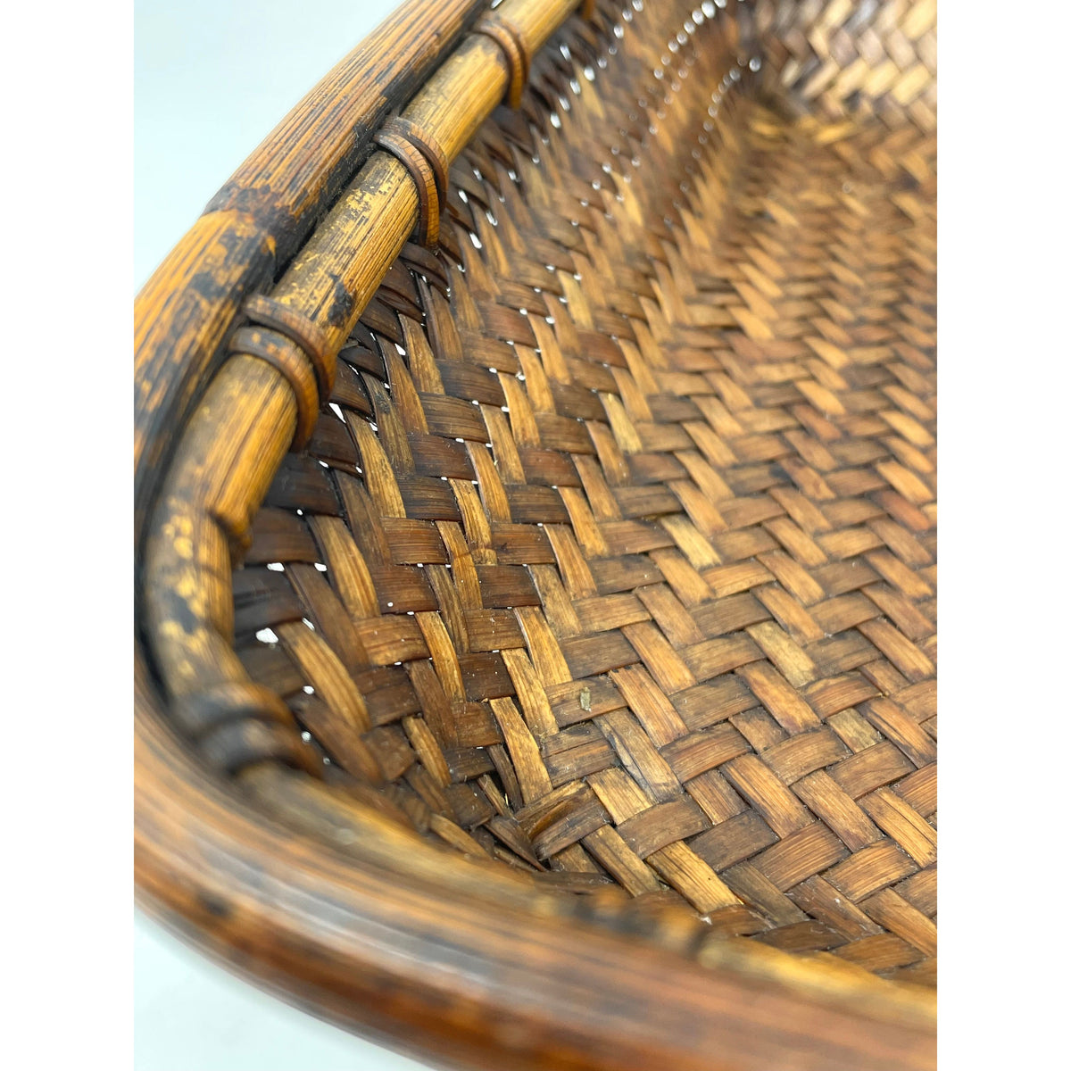 Vintage Philippine Ifugao Winnowing Basket