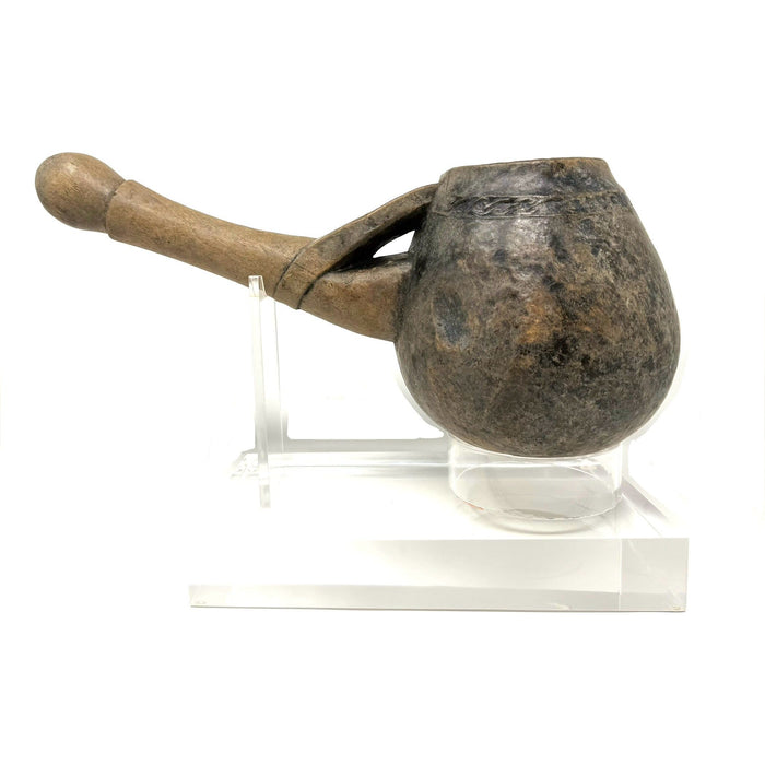 Borana Water Ladle with Stand from Kenya/Ethiopia - 15" L X 9" H