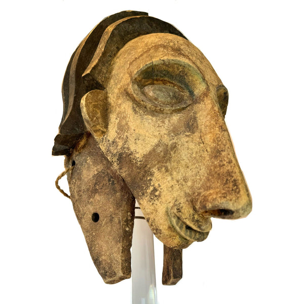 Bamana Marionette Head/Mask from Mali - 23.5" H X 9" W X 9.5" D