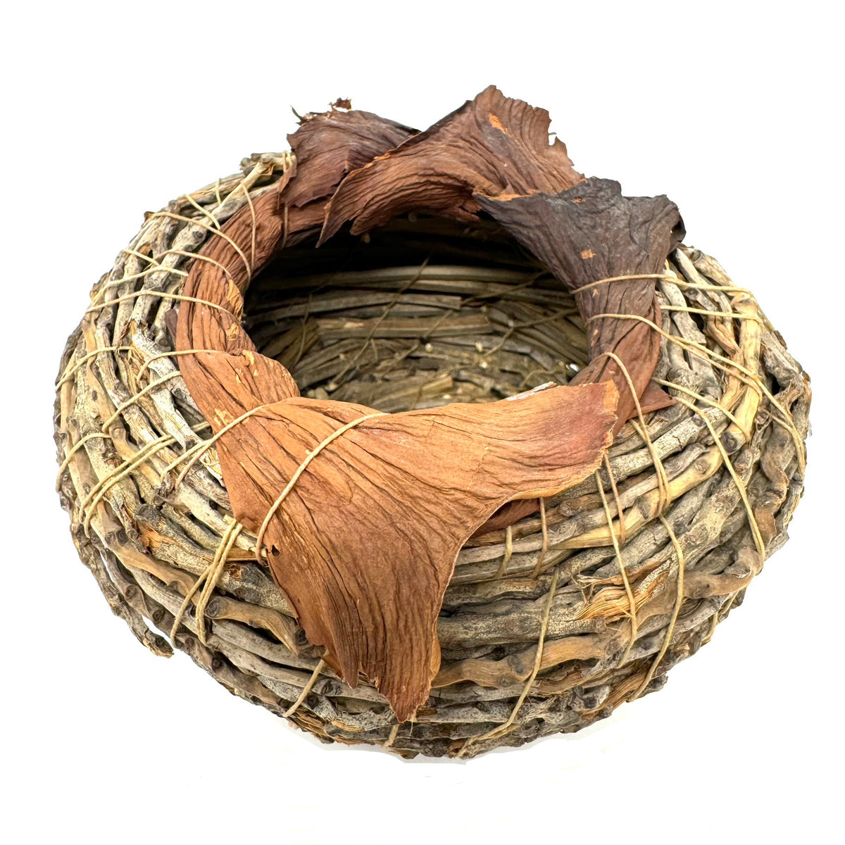 Natural Basket by American Basket Maker/Artist Samuel Yao