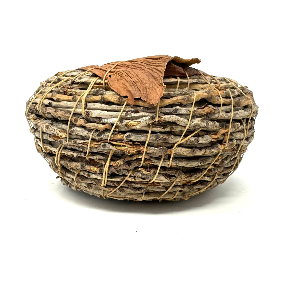 Natural Basket by American Basket Maker/Artist Samuel Yao