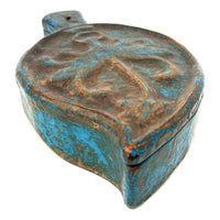 Vintage Blue/Turquoise Colored Indian Kumkum/Tikka Spice Box