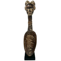 Dan Ceremonial Spoon/Ladle with Female Head from Ivory Coast/Côte d’Ivoire