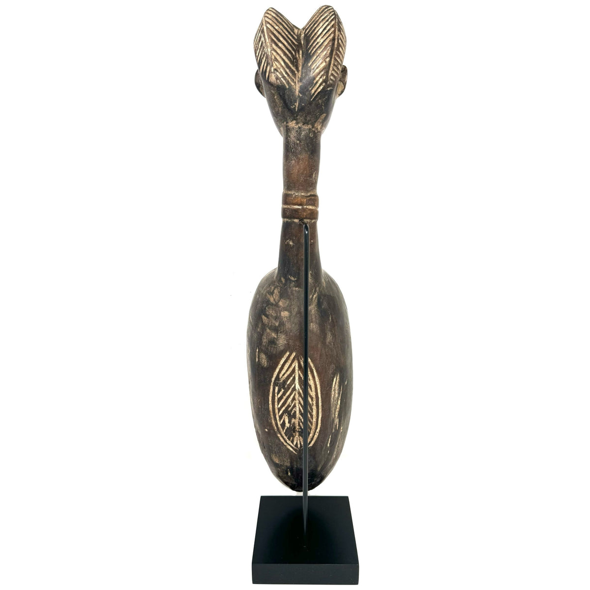 Dan Ceremonial Spoon/Ladle with Female Head from Ivory Coast/Côte d’Ivoire