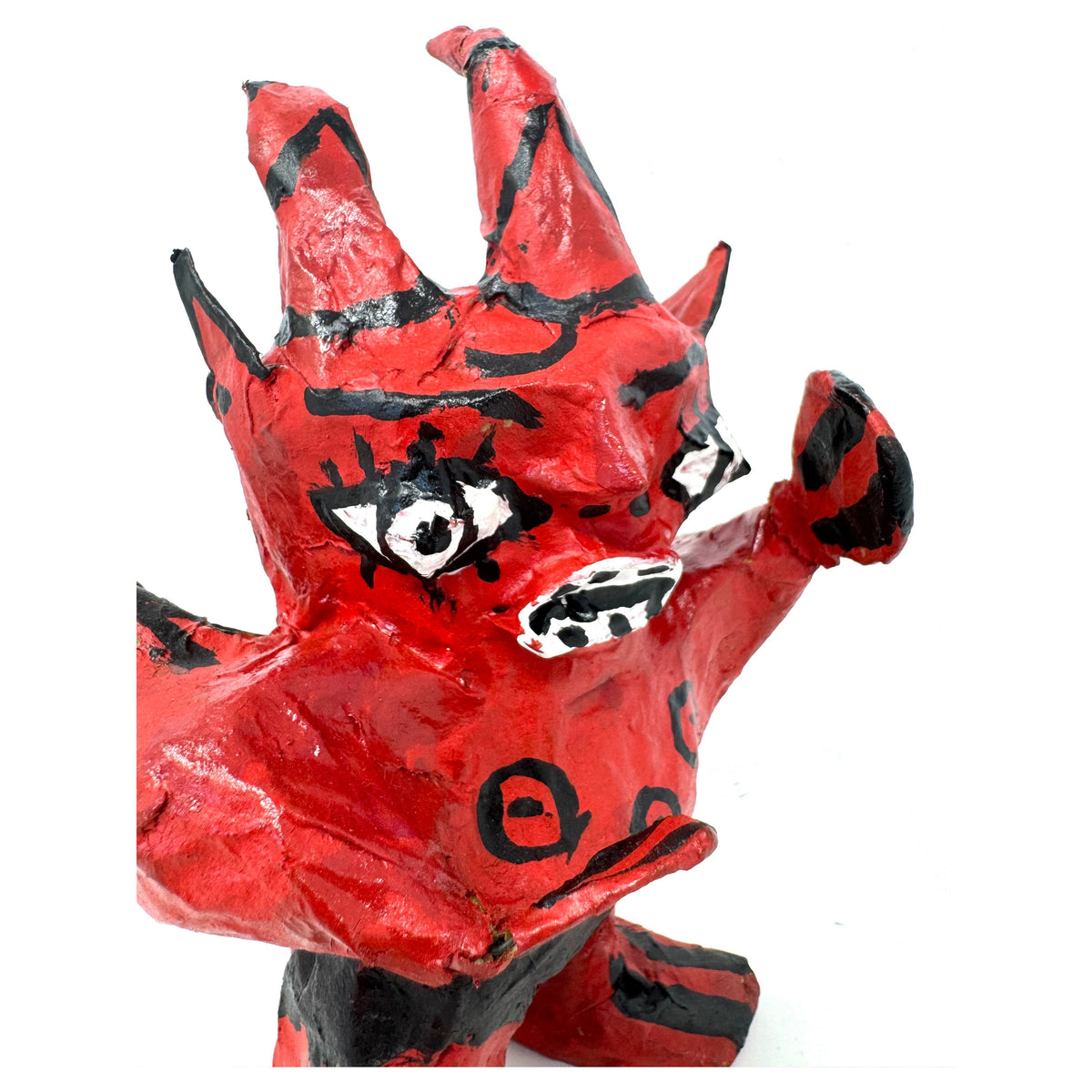 Vintage Painted Paper Mache 'Little Devil'/'Diablito' from Mexico