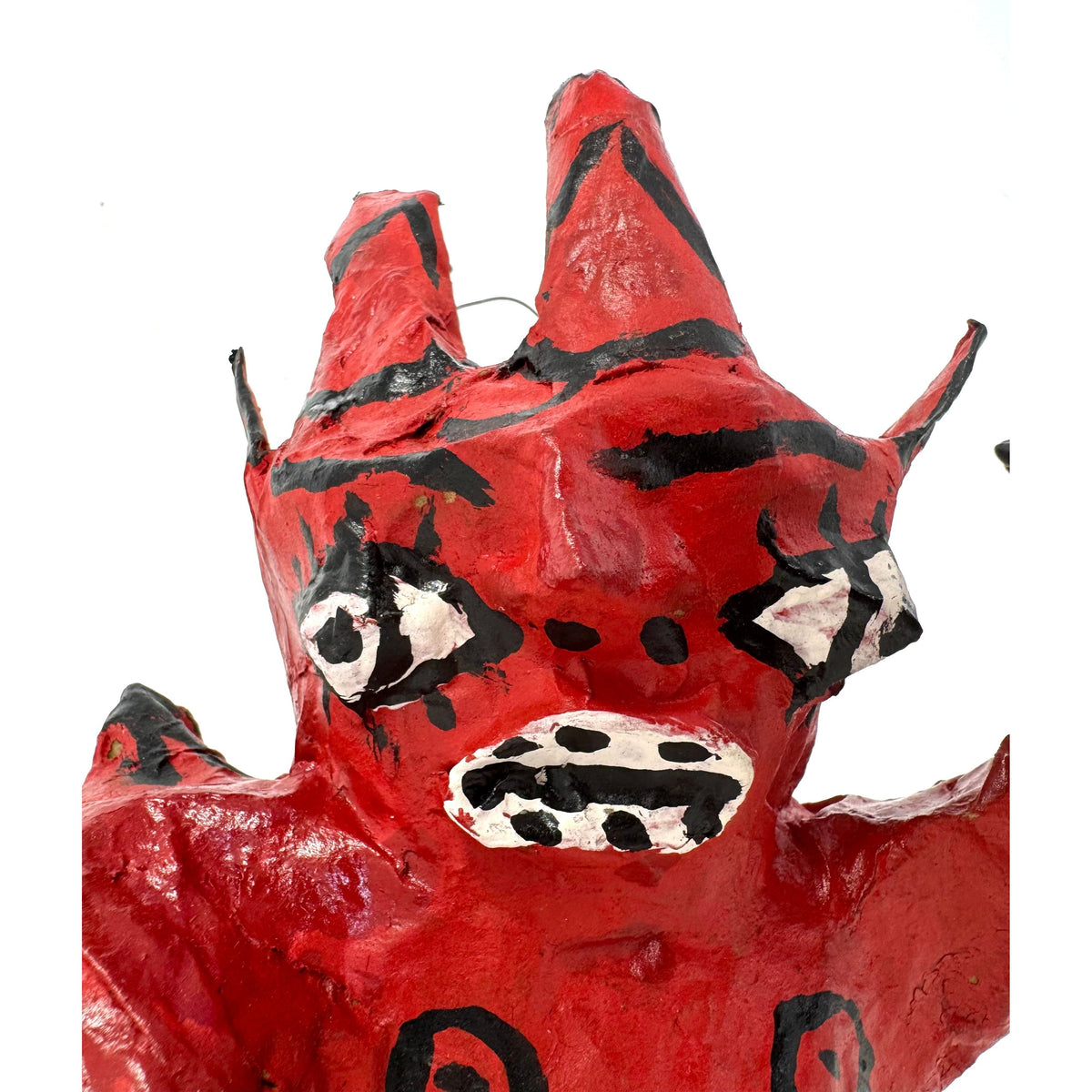 Vintage Painted Paper Mache 'Little Devil'/'Diablito' from Mexico