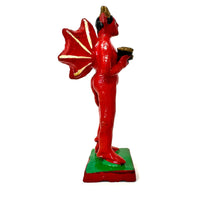 Vintage Folk Art 'Nativity Devil' or 'Nacimiento Diablo' from San Pedro Tlaquepaque, Jalisco, Mexico - 6.75" H X 2.5" W X 3.25" D