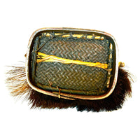 Museum-Quality Ifugao Takba/Inabnūtan Hunter's Backpack from the Philippines - 23" H X 16 in. W X 7 in. D