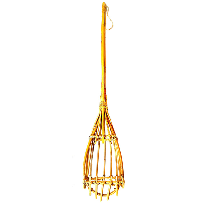 Vintage 1960s Bamboo Mango Fruit Picker from the Philippines - 36" L