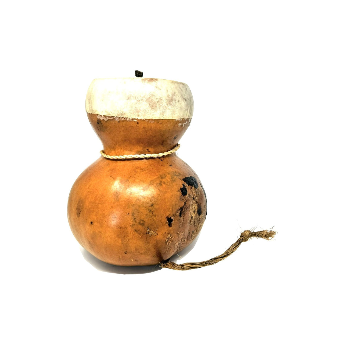 Vintage African Gourd Drum String Instrument