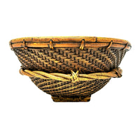 Vintage Philippine Round Labba Basket