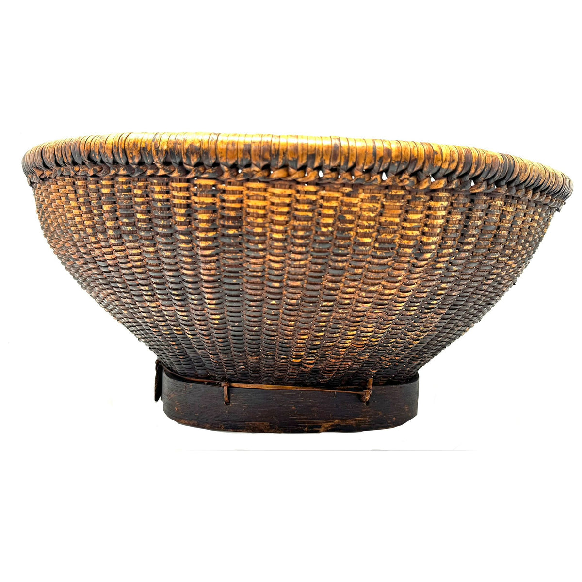 Large Vintage Labba Grain Labba Basket with Great Patina from the Philippines