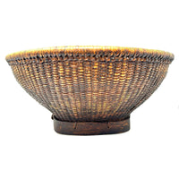 Large Vintage Labba Grain Labba Basket with Great Patina from the Philippines