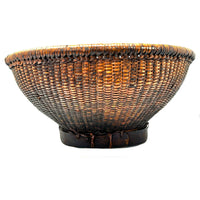 Large Vintage Labba Grain Labba Basket with Great Patina from the Philippines