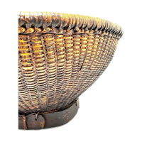 Large Vintage Labba Grain Labba Basket with Great Patina from the Philippines