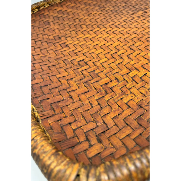 Vintage Philippine Ifugao Winnowing Tray/Large Basket