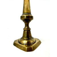 4-Piece Grouping of Vintage Brass Candle Holders from Mexico