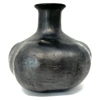 Vintage Doña Rosa Barro Negro Gourd-Shaped Vase from Oaxaca, Mexico, Signed - 5.38" H X 5" Diam.