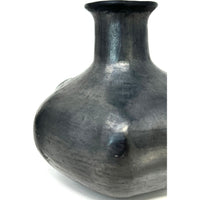 Vintage Doña Rosa Barro Negro Gourd-Shaped Vase from Oaxaca, Mexico, Signed - 5.38" H X 5" Diam.