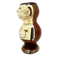 1950s Shipibo Amazon Figural Vessel - 8.25" H X 4.75" Diam.