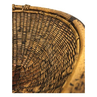 Vintage Philippine Round Labba Basket