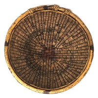 Vintage Philippine Round Labba Basket