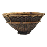 Vintage Philippine Round Labba Basket