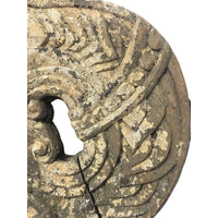 Large 19th Century Thai Wooden Temple Dragon - 42" H X 29" W