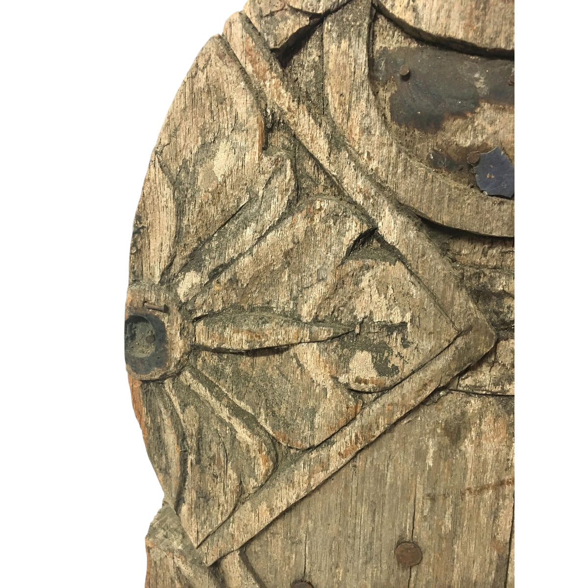 Large 19th Century Thai Wooden Temple Dragon