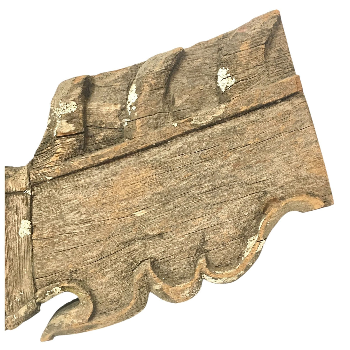 Large 19th Century Thai Wooden Temple Dragon