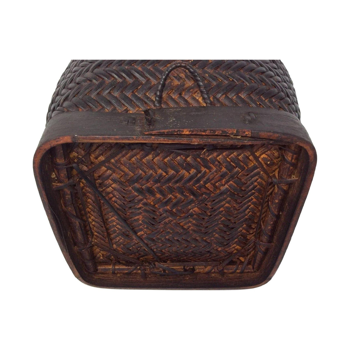 Philippine Round Rattan Basket Jar