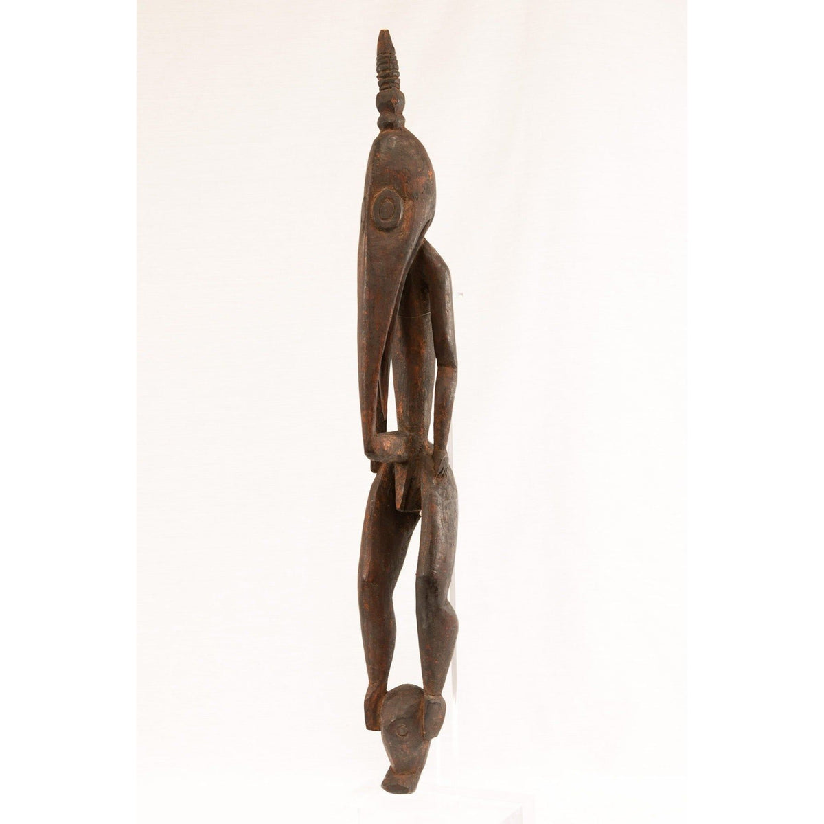 New Guinea Sepik Ancestral Figure with Acrylic Stand