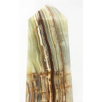 Multicolor/Green Solid Onyx Obelisk (Medium)