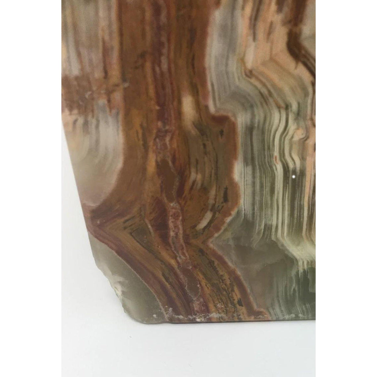 Multicolor/Green Solid Onyx Obelisk (Large)