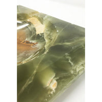 Multicolor/Green Square Onyx Ashtray/Catchall