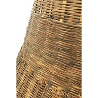 Monumental Hand-Woven Fish Trap/Creel from the Philippines - 46" H X 24" Diam.