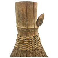 Monumental Hand-Woven Fish Trap/Creel from the Philippines - 46" H X 24" Diam.