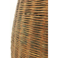 Monumental Hand-Woven Fish Trap/Creel from the Philippines - 46" H X 24" Diam.