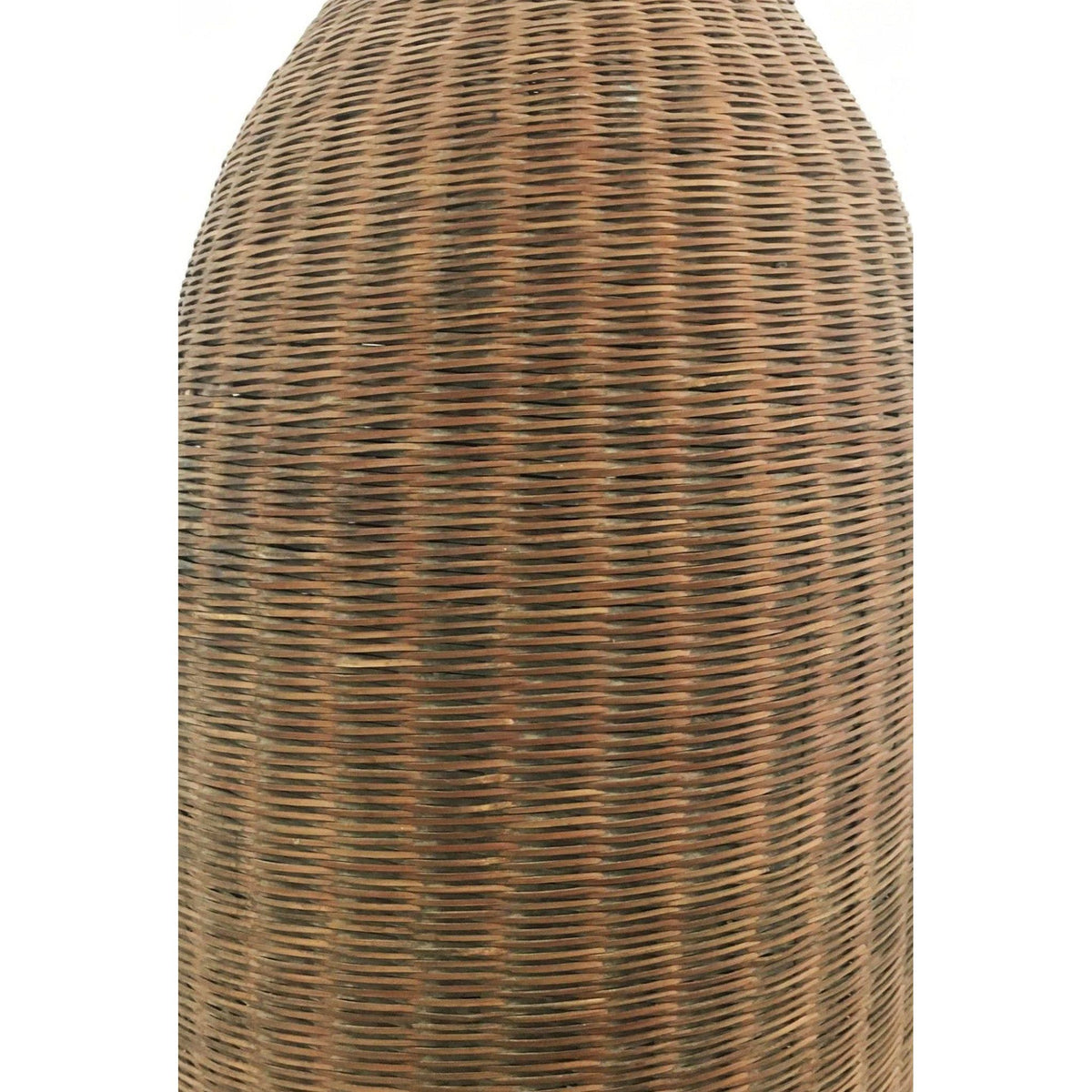 Monumental Hand-Woven Fish Trap/Creel from the Philippines - 46" H X 24" Diam.