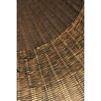 Monumental Hand-Woven Fish Trap/Creel from the Philippines - 46" H X 24" Diam.