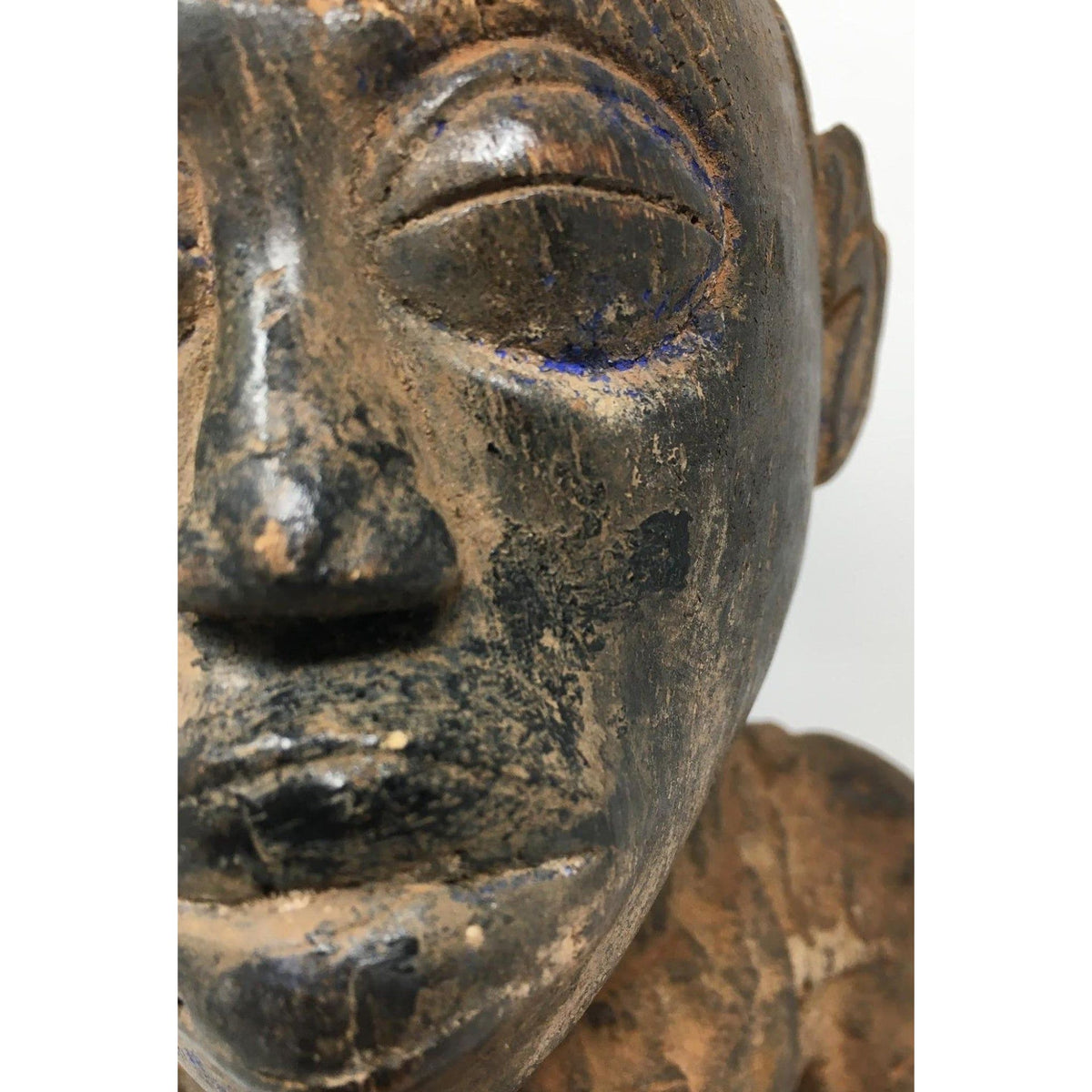 Kuba Peoples Wood Statue of King Mishé from Congo