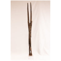 Large Male Bamana/Bambara Chiwara Carved Wood Figure Headdress from Mali - 42" H X  12.5" D X 2.5" W